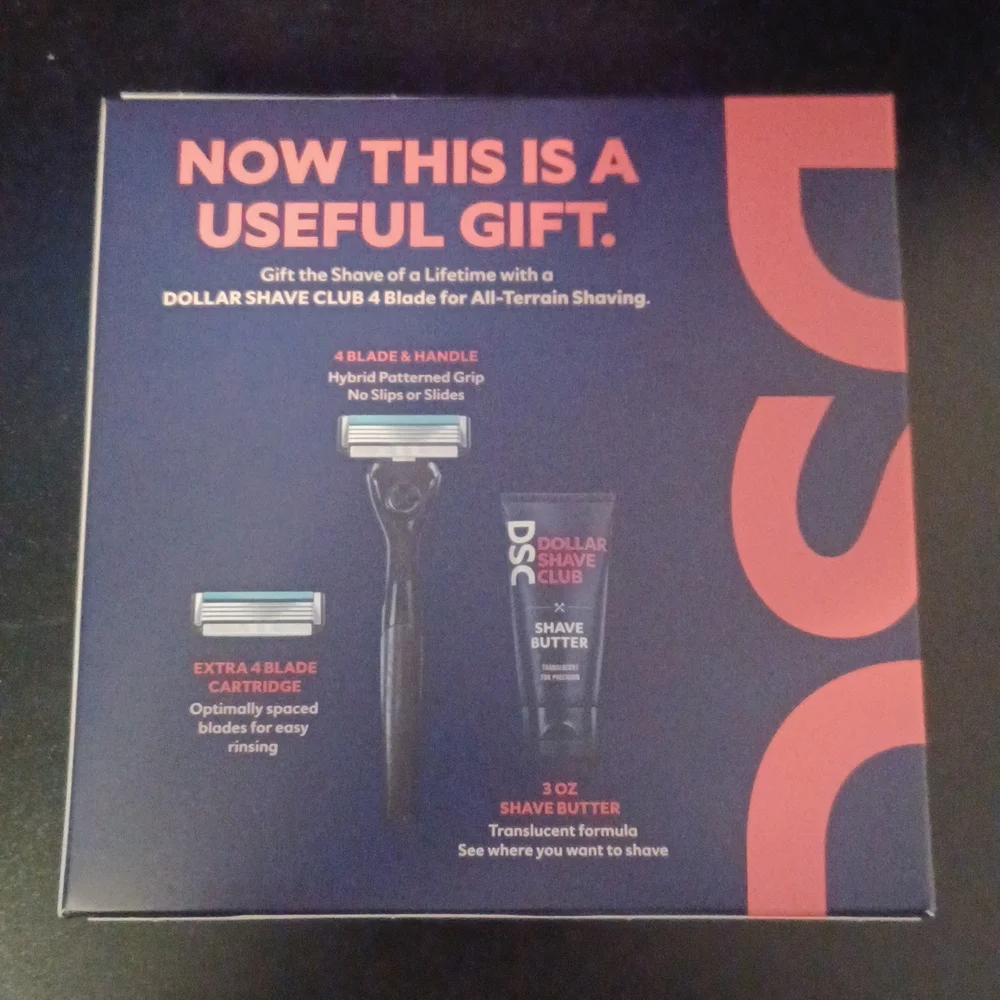 1 New DSC Dollar Shave Club 4 Blade Gift Sets